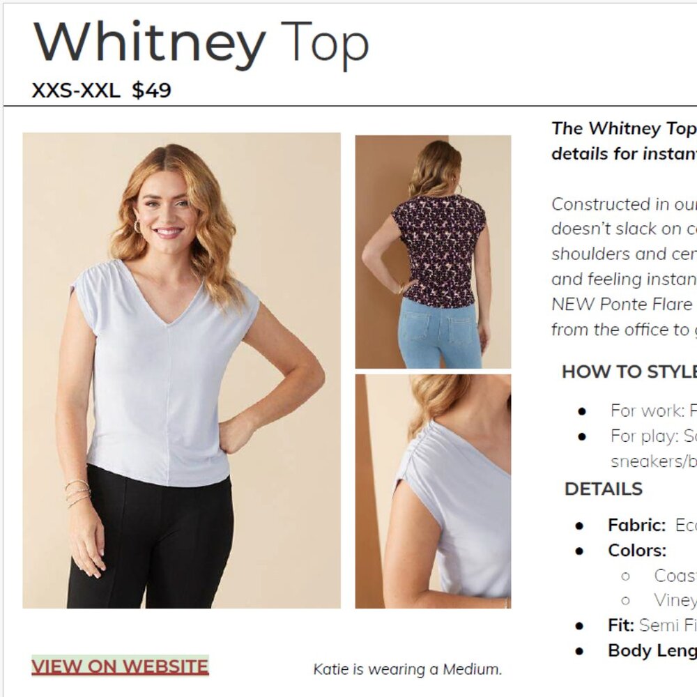 Whitney Top